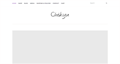 Desktop Screenshot of chikyuskincare.com